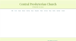 Desktop Screenshot of centralpresbyterian.net